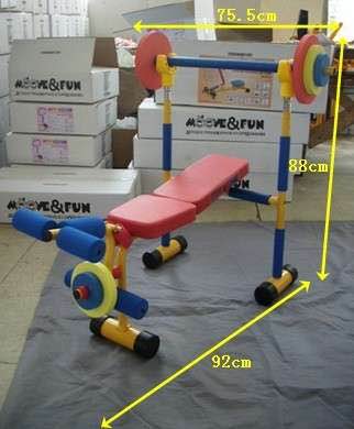 儿童室内健身器材软式跑步机 举重器 划船器