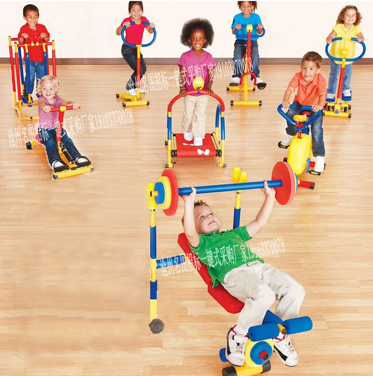 儿童室内健身器材软式跑步机 举重器 划船器(图1)